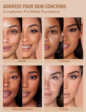 SHEGLAM Complexion Pro LongLasting FOUNDATION-Nude