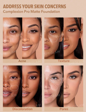 SHEGLAM Complexion Pro LongLasting FOUNDATION-Nude