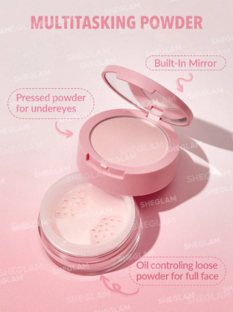 SHEGLAM POWDER DUO BUBBLEGUM 7GM
