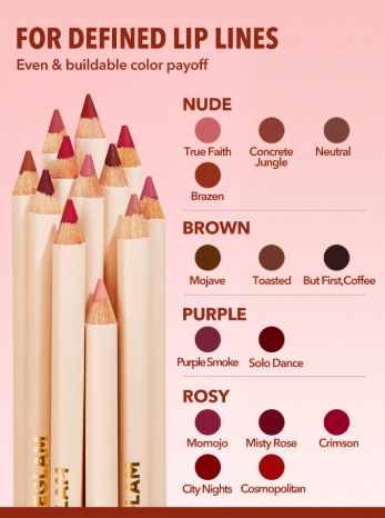 SHEGLAM Lip Facts Lip Liner Cosmopolitan