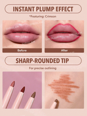 SHEGLAM So Lippy Lip Liner Crimson521