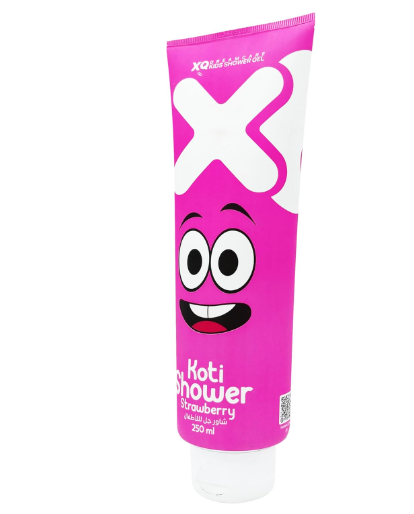 XQ shower koti strawberry 250ml
