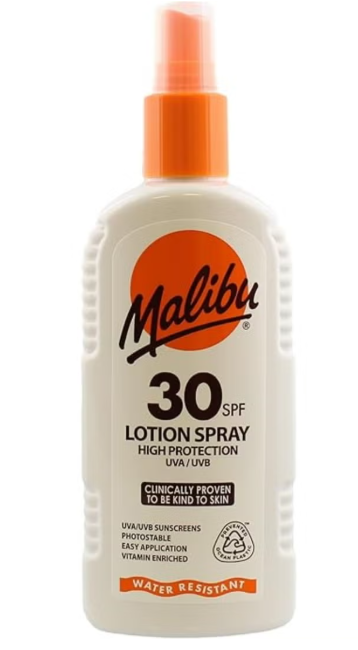 Malibu 30 Spf Lotion Spray Uva/Uvb 200 ml
