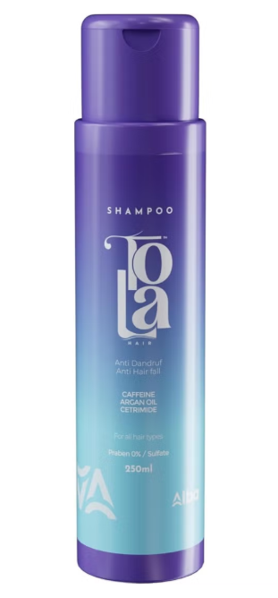 Tola Anti-Dandruff and AntiHair fall Shampoo 250ml