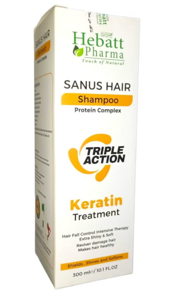 Hebatt Sanus Hair shampoo Keratin Treatment 300 ml