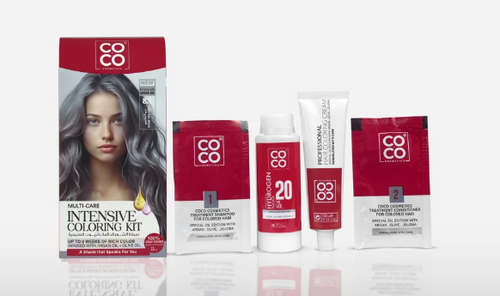 Kit Coco Cosmetics 8.1 Light Ash Blonde Hair Color
