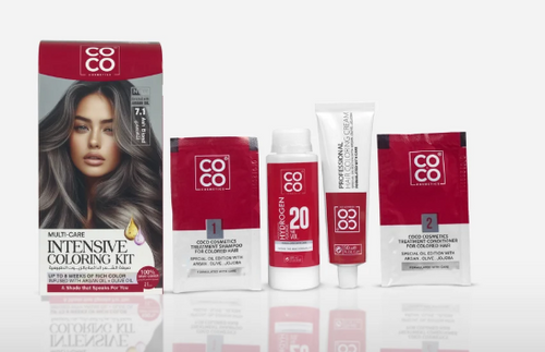 Kit Coco Cosmetics 7.1 Ash Blonde Hair Color