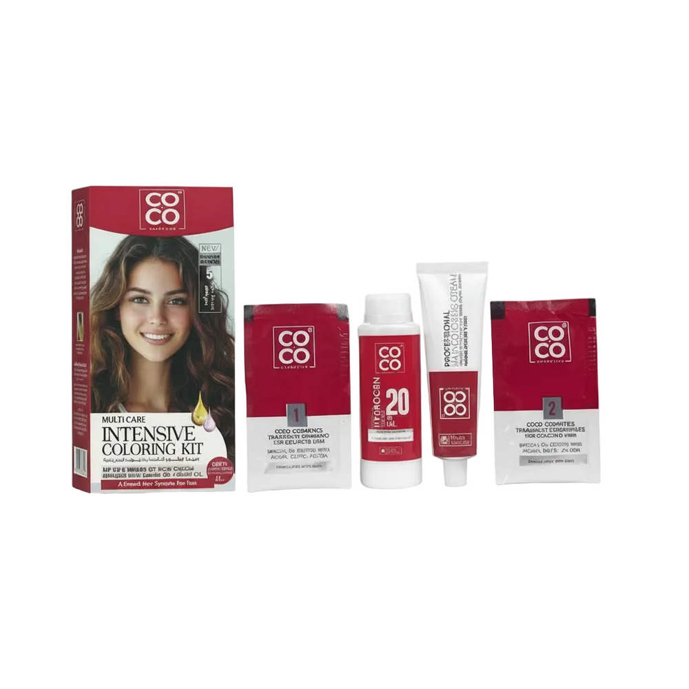 Kit Coco Cosmetics 5 Light Brown Hair Color