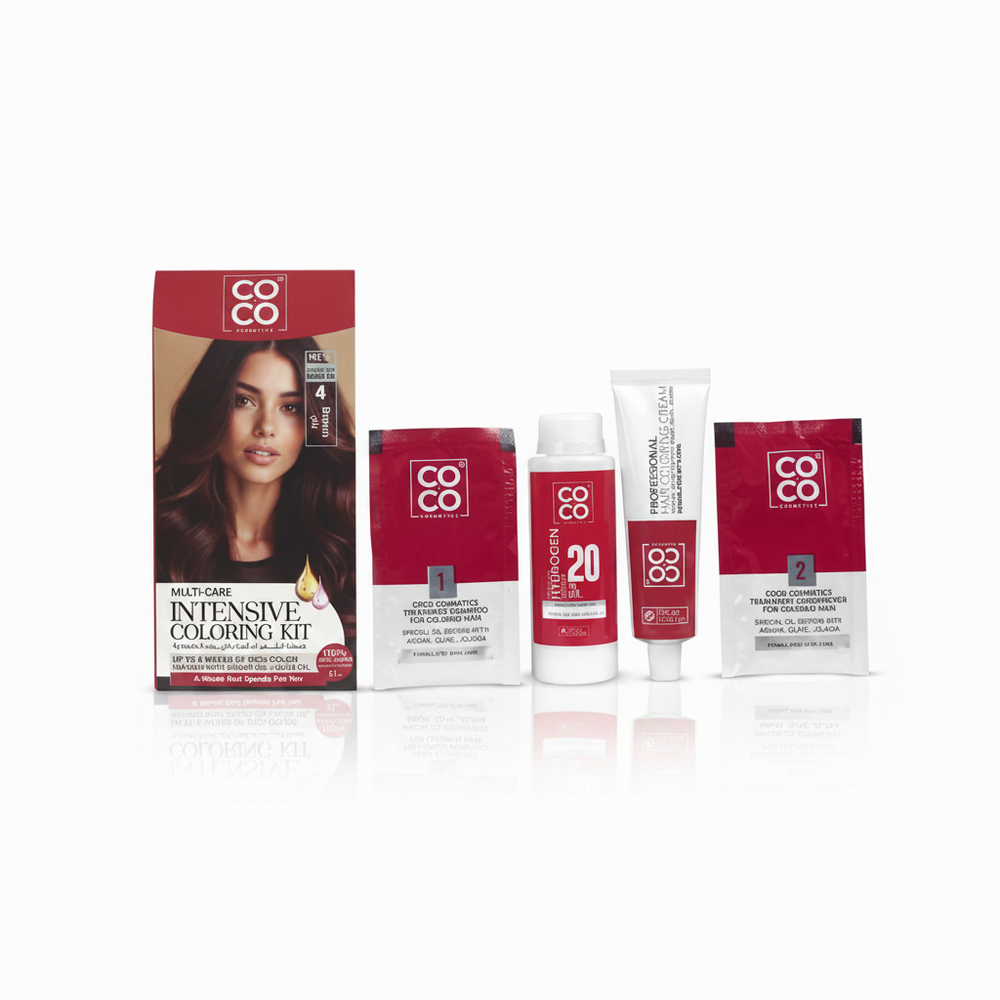 Kit Coco Cosmetics 4 Brown Hair Color