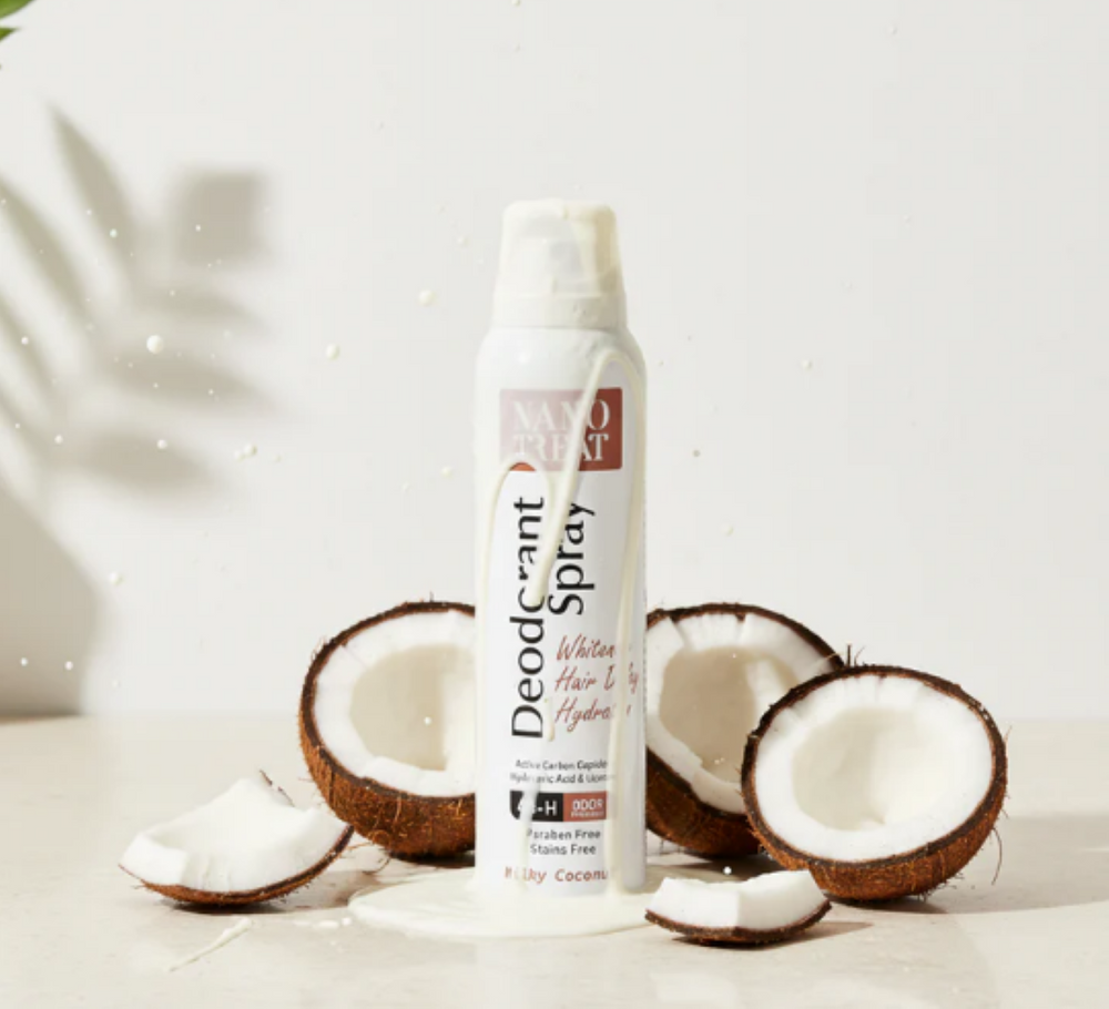 Nano treat deodorant spray milky coconut 150ml2