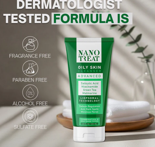 Nano treat oily skin cleanser advanced 200ml