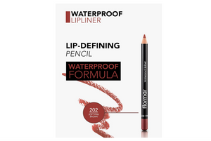 Flormar Waterproof Lipliner - 202 Soft Pink Brown,4