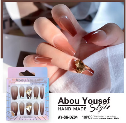 ابو يوسف - ستيلي برينكيسس AY - SG - DZ04 أظافر صناعية