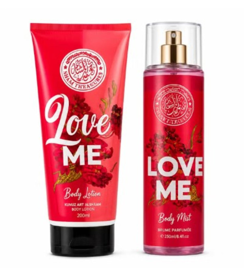 Sham Treasures Body Lotion + Body Mist Love Me Set