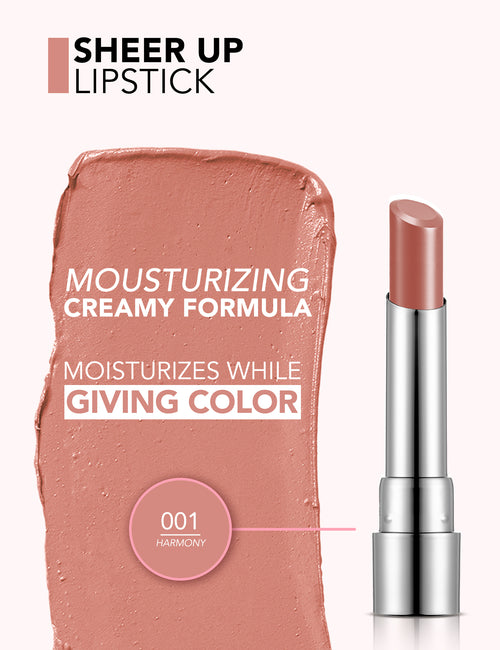 flormar Sheer Up Lipstick 001 Harmony