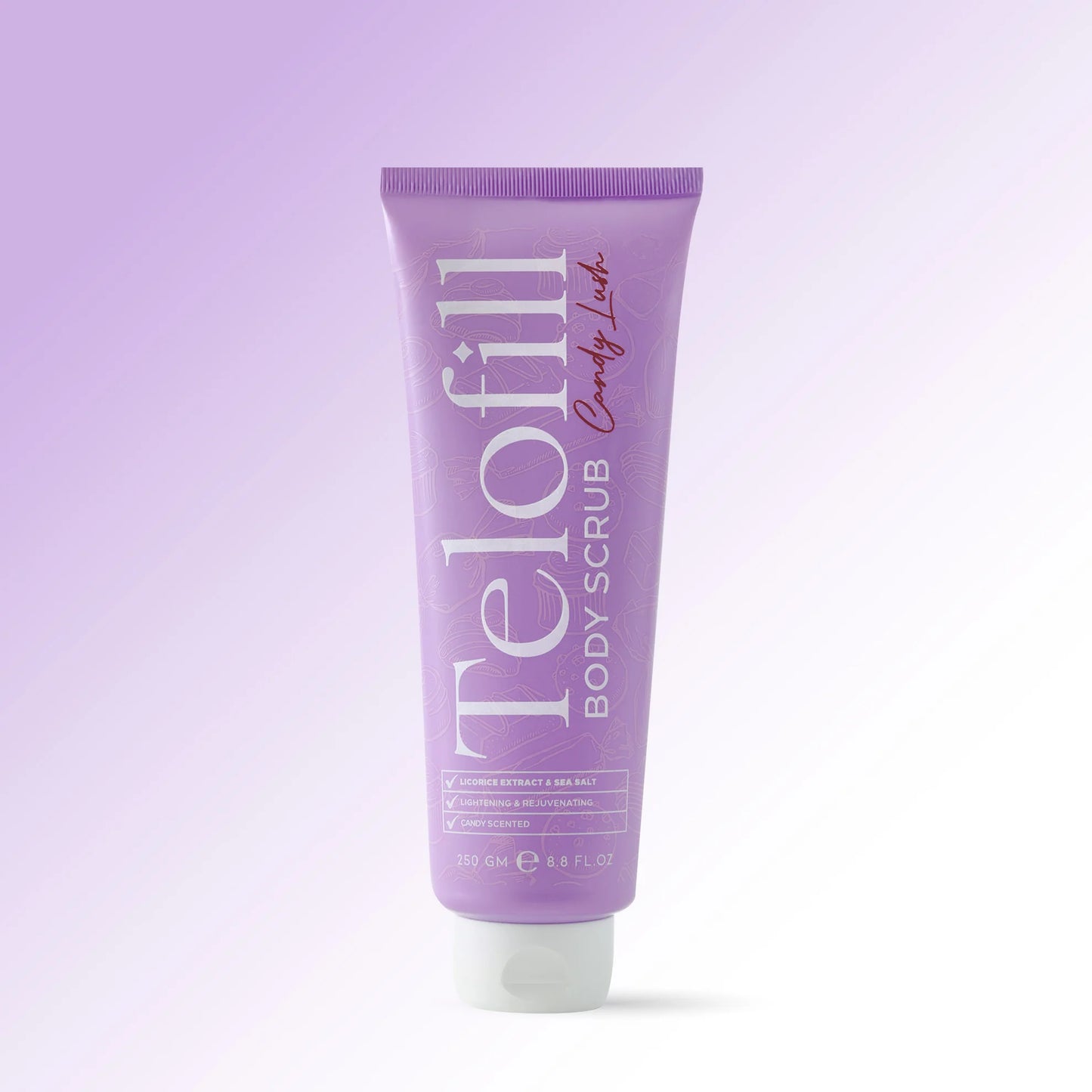 Telofill Body Scrub Candy Lush 250Ml