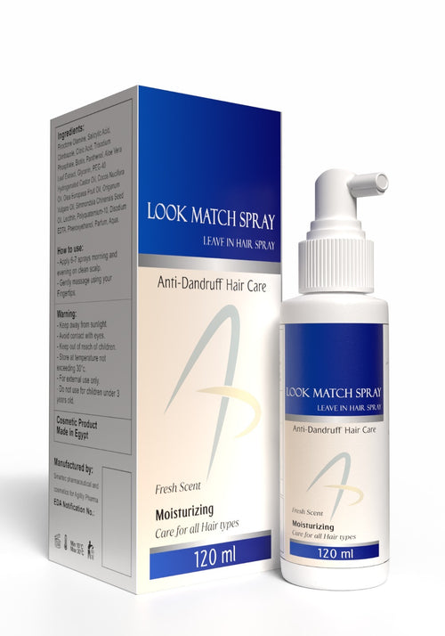Look Match Anti-dandruff Scalp Leave In Spray 120