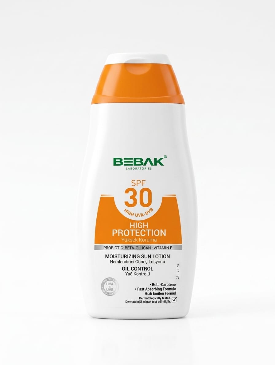 Bebak Moisturizing Sun Lotion 30 SPF Medium Protec