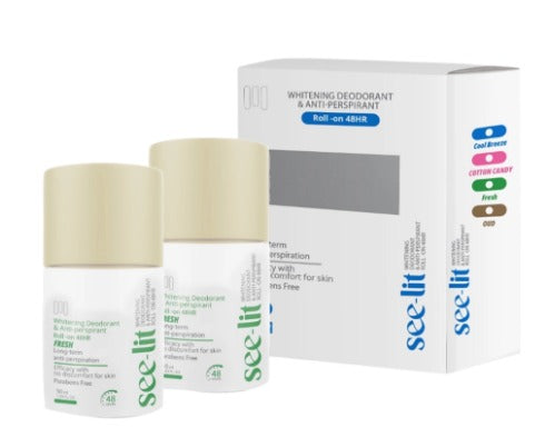 See-lit Roll on whitening deodornt Fresh 1+1