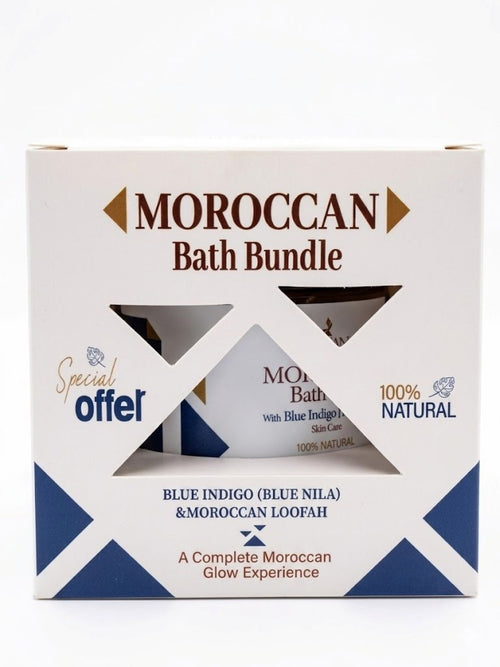 Africana blue nila & loofah offer