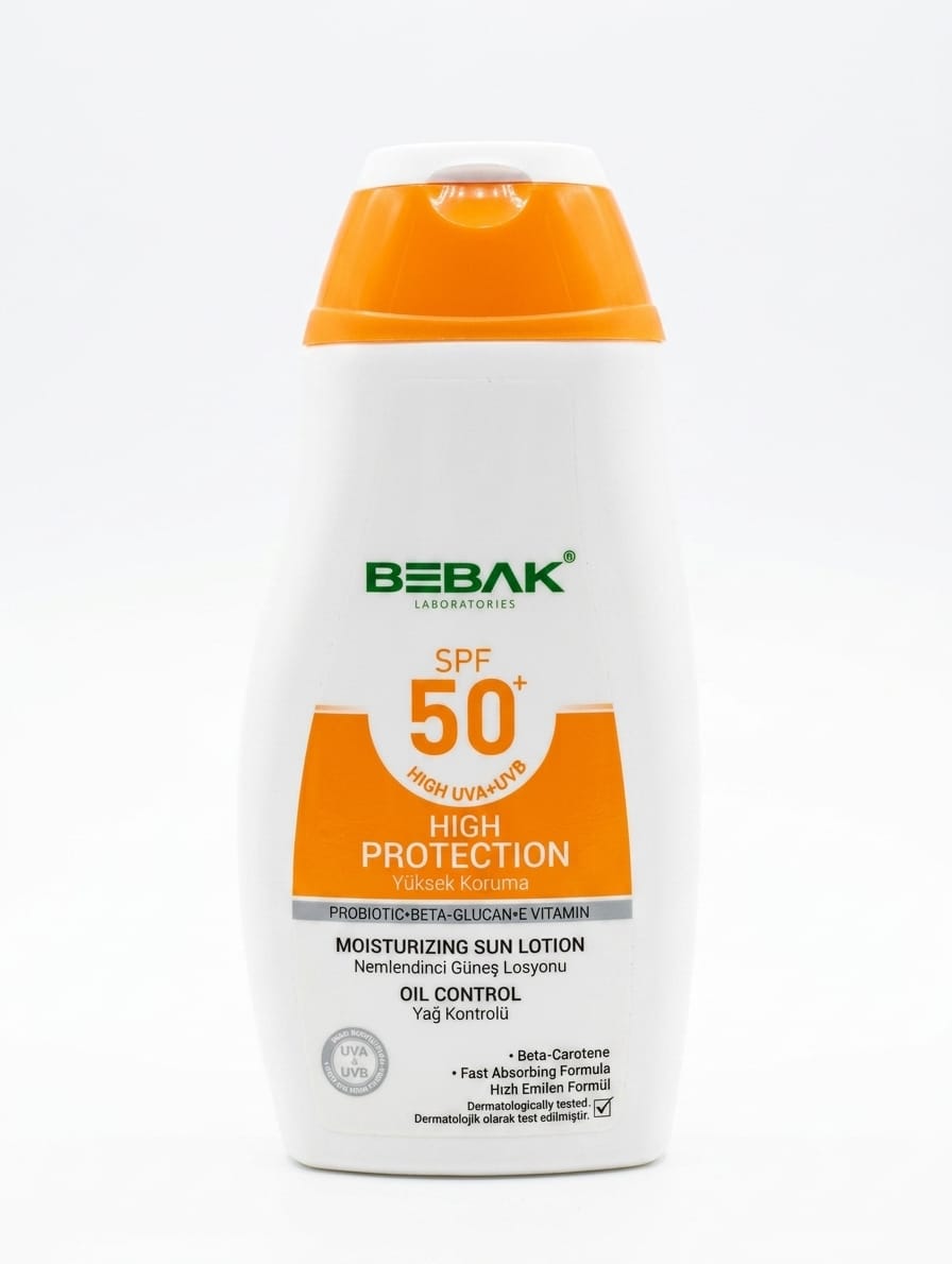 Bebak Moisturizing Sun Lotion 50+ SPF High Protect
