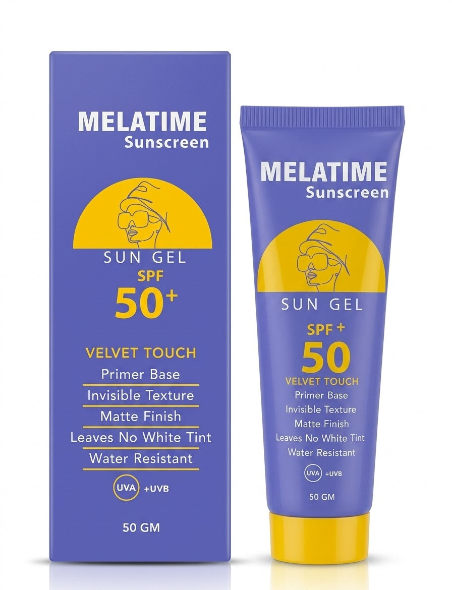 MELATIME SUNSCREEN SUN GEL SPF50+ 50GM