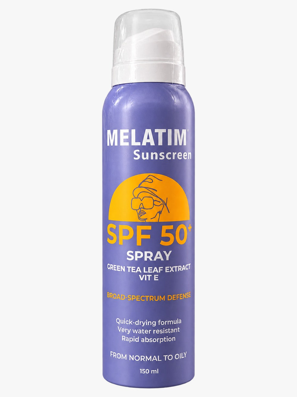 Melatime sunscreen spray spf50+ 150ml