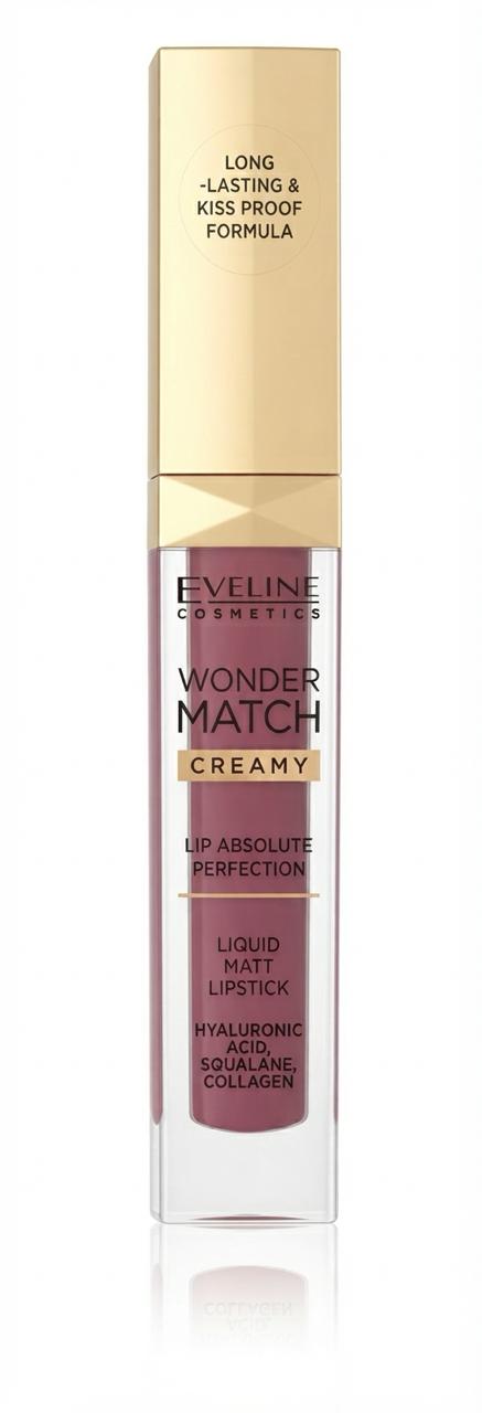Eveline Wonder Match Liquid Matt Lipstick 09A Milky Nude