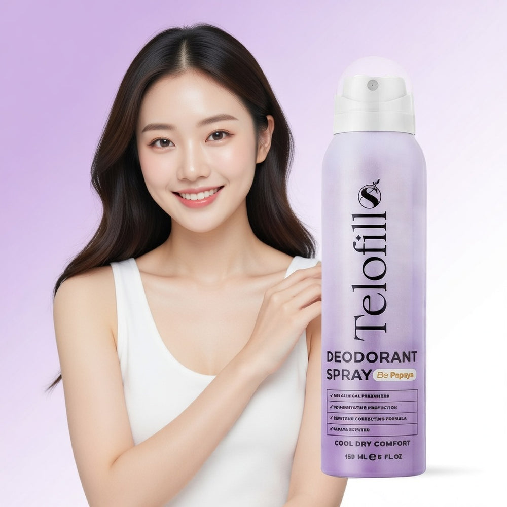 Telofill Deodorant Spray Be Papaya 150Ml3
