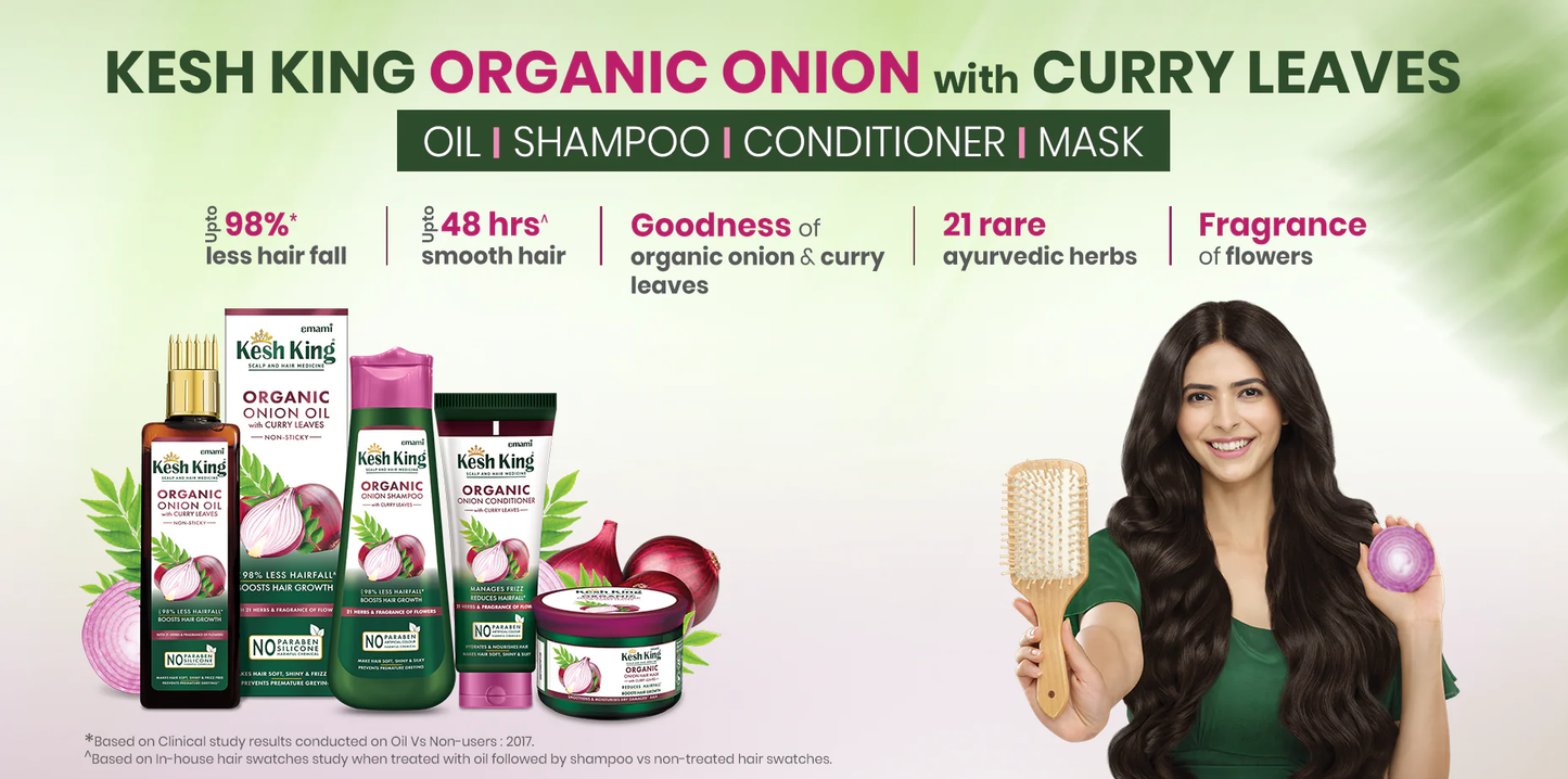 Kesh King Ayurvedic Onion Shampoo 300 Ml