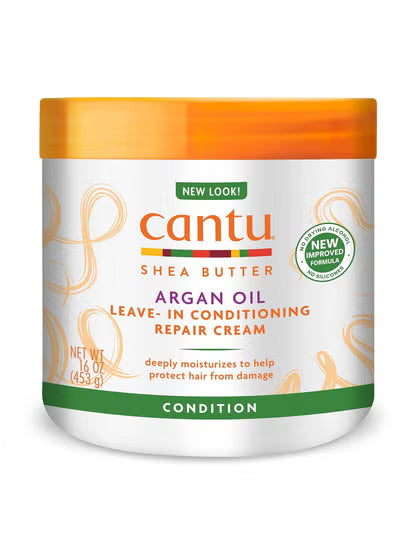 Cantu Leave-In Conditioning Repair Cream with Argan Oil 453 G