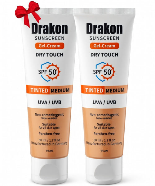 Drakon Sunscreen Tinted Gel-Cream Light 1+1 offer 60 gm