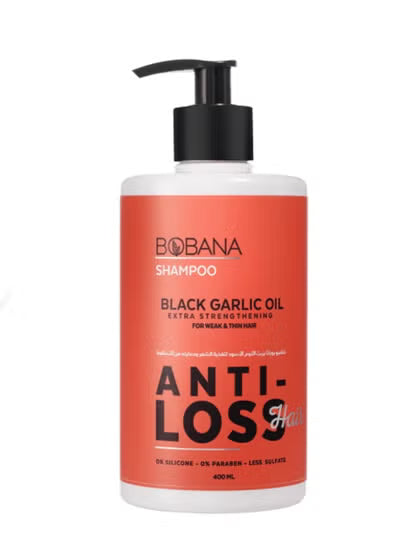 Bobana Shampoo Black Garlic Oil 400 Ml