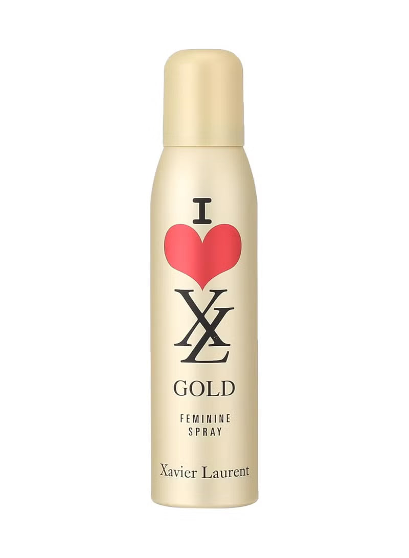 Xavier Laurent XL Gold Feminine Body Spray EDT 150ml