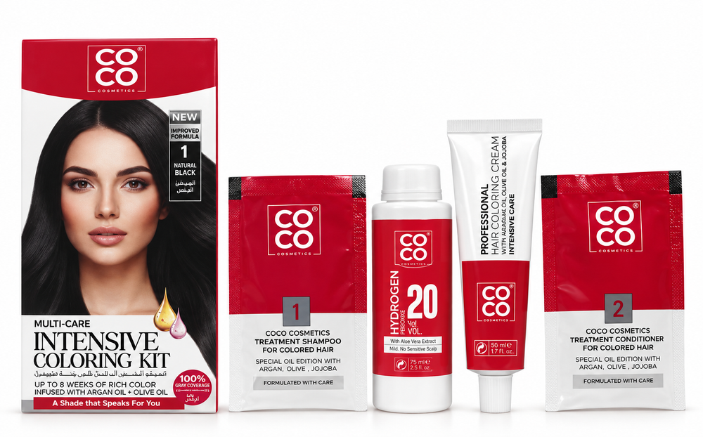 Kit Coco Cosmetics 1 Black Hair Color