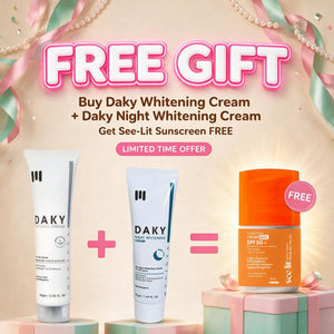 Daky Complete Whitening Bundle + Free Sunscreen