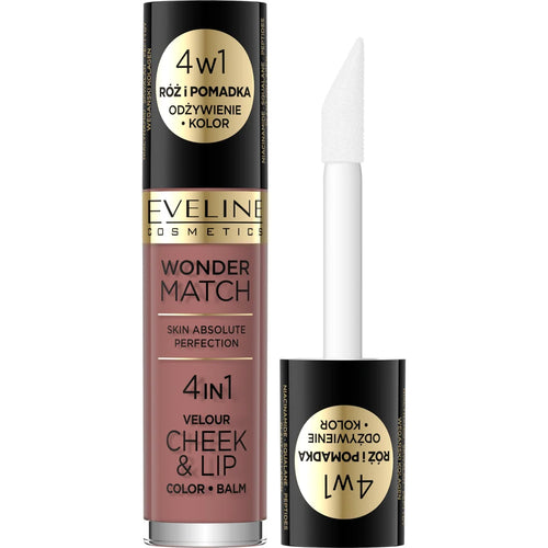 Eveline Wonder Match 4 In 1 Velour Cheek & Lip 05