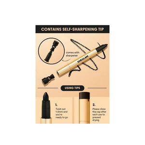 Sheglam Bold Moves Kohl Kajal Cream Pencil Eyeliner Black
