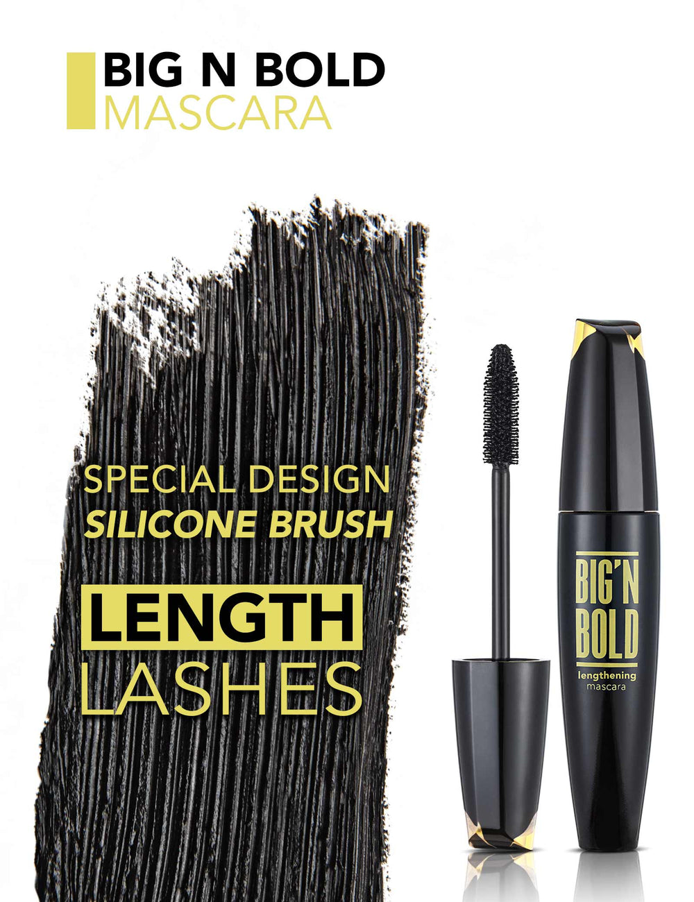 flormar Big N Bold Lengthening Mascara no.03