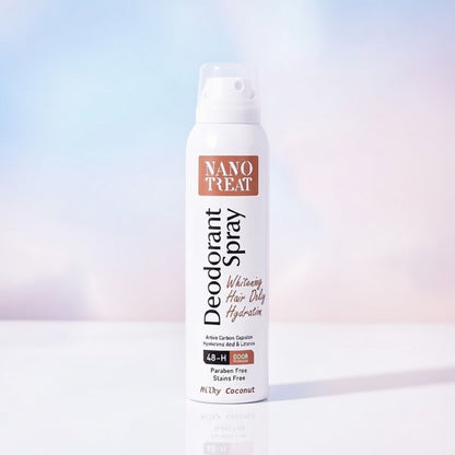 Nano treat deodorant spray milky coconut 150ml