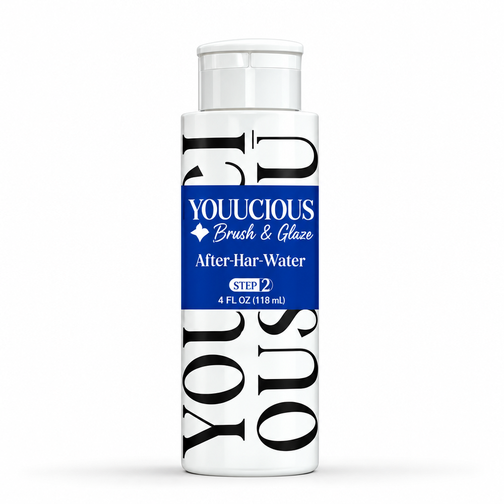 Youlicious Bright & Glow Micellar Water bottle on white background, enhanced clarity