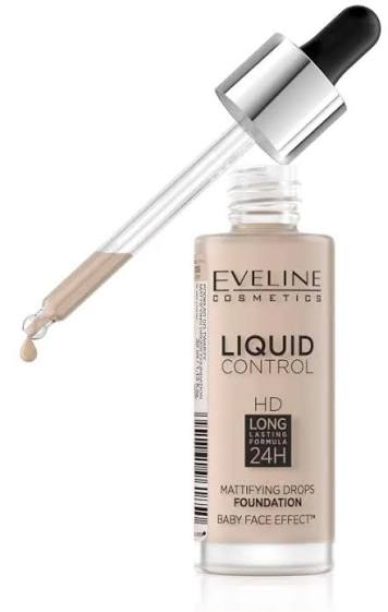 Eveline Liquid Control Serum 010 Light Beige 30 ml