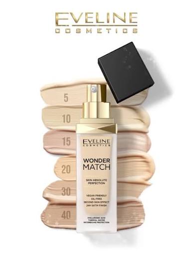 Eveline Wonder Match Foundation 05 Porcelain 30 ml