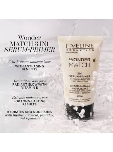 Eveline Wonder Match 3 in 1 Serum primer