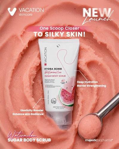 Vacation Water Melon Hydra Bomb Body Scrub 150 Ml