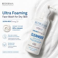 Rederma Ultra Foaming Face Wash for Dry & Sensitive Skin