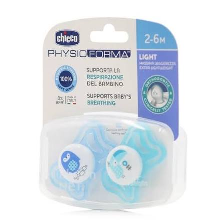 Chicco Soother Micro 0-2 Blue 2Pcs