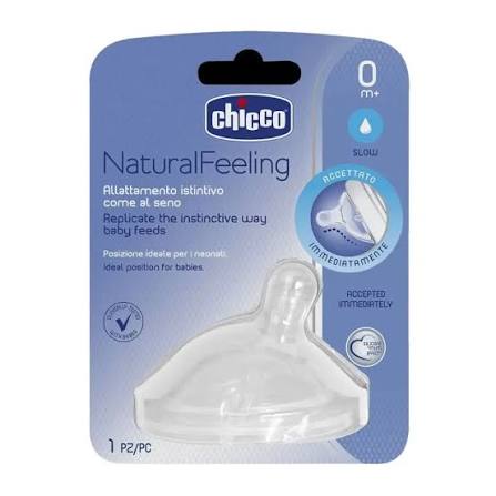 CHICCO NATURAL FEELING TEAT 0M+