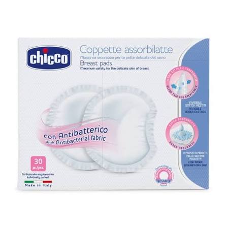CHICCO NATURAL FEELING BREAST PADS 30PCS