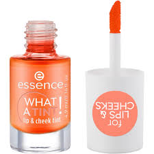 Essence What A Tint Lip and Cheek Tint 5 ml Long Lasting Formula Offers Instant Natural Color for Lips and Cheeks with Hydrating Effect